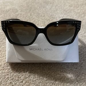 Michael Kors Polarized Black Sunglasses